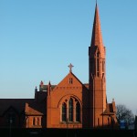 red brick church